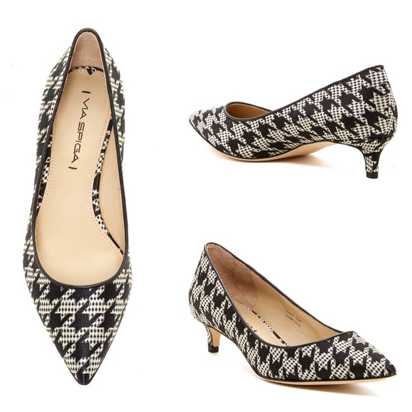 Via Spiga Shoes - 🎬 Via Spiga ღ Kitten Heel Pump ღ Black/White ღ